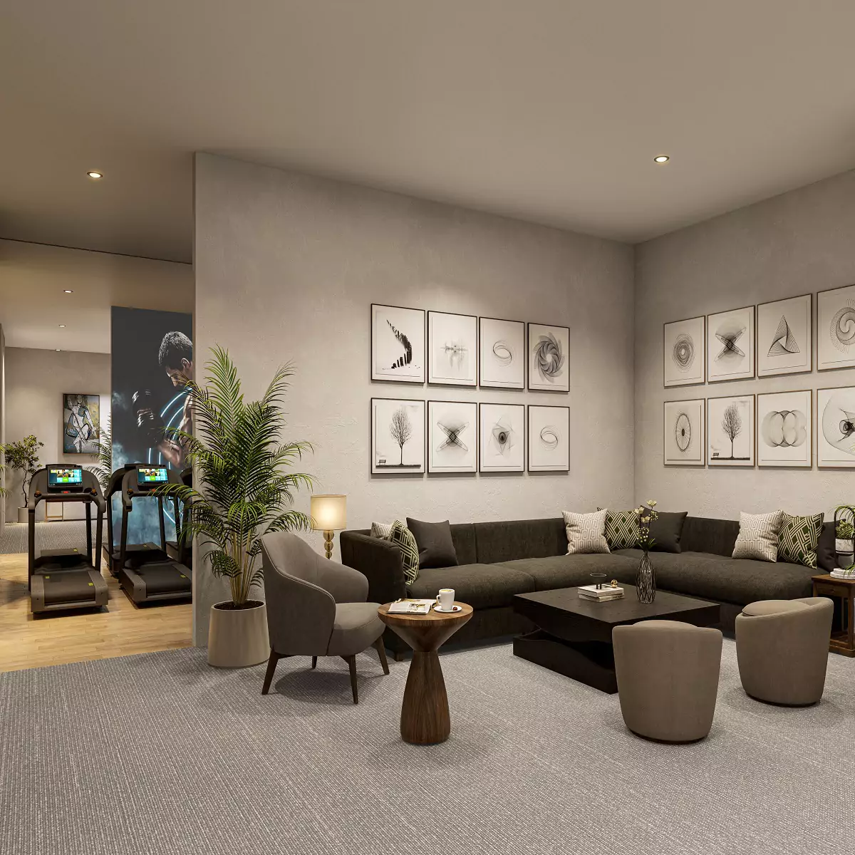 Adani Samsara Floors Residential Floor street view